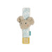 fehn Rasselarmband Elefant, Plüsch / Velours, Grau, 15 cm