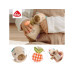 fehn Mini-Rassel Capybara Plüsch /Velours, Beige / Braun
