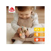 fehn Mini-Rassel Capybara Plüsch /Velours, Beige / Braun