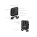 Smallrig Adapterplatte – Akkus des Typs NP-F 15mm LWS-Stabklemmensatz
