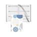 Biella Dispo Term Trend Geometrische Figur, 2027, Blau/Beige