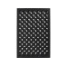 House Doctor Fussmatte Braid, 90 x 40 cm, Schwarz