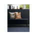House Doctor Sitzbank Nadi, 120 x 38 x 43 cm, Schwarz