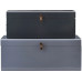House Doctor Aufbewahrungsbox Metall / Leder, Blau House Doctor Aufbewahrungsbox Metall / Leder, Blau
