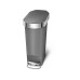 Simplehuman Treteimer Slim Step Can 40 l Grau