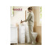 VASAGLE Kommode Landhausstil 20 x 80 cm, Weiss VASAGLE Kommode Landhausstil 20 x 80 cm, Weiss