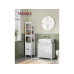 VASAGLE Waschbeckenschrank 60 x 60 cm, Weiss VASAGLE Waschbeckenschrank 60 x 60 cm, Weiss