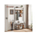 VASAGLE Garderobe mit Schuhregal 85 cm x 180.5 cm, Braun VASAGLE Garderobe mit Schuhregal 85 cm x 180.5 cm, Braun