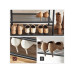 VASAGLE Garderobe mit Schuhregal 85 cm x 180.5 cm, Braun VASAGLE Garderobe mit Schuhregal 85 cm x 180.5 cm, Braun