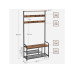 VASAGLE Garderobe mit Schuhregal 85 cm x 180.5 cm, Braun VASAGLE Garderobe mit Schuhregal 85 cm x 180.5 cm, Braun
