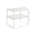 Songmics Regal 2er-Set Weiss Songmics Regal 2er-Set Weiss