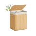 Songmics Bambus-Wäschekorb 120 l, Bambus