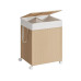 Songmics Bambus-Wäschekorb 100 l, Bambus