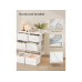 Songmics Kommode 73.7 x 76.7 cm, Weiss