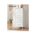 Songmics Kommode mit vier Schubladen 30 x 95.2 cm, Weiss