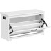 VASAGLE Schuhschrank Weiss, 80 x 30 x 46 cm VASAGLE Schuhschrank Weiss, 80 x 30 x 46 cm