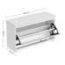 VASAGLE Schuhschrank Weiss, 80 x 30 x 46 cm VASAGLE Schuhschrank Weiss, 80 x 30 x 46 cm
