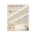 VASAGLE Barhocker 38.5 x 45.5 cm, Weiss/Schwarz/Rosa