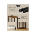 VASAGLE Standregal Schwarz/Braun, 38 x 23.8 x 173 cm VASAGLE Standregal Schwarz/Braun, 38 x 23.8 x 173 cm