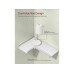 VASAGLE Eckregal 2er-Set Weiss,40 x 29 x 4 cm