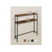 VASAGLE Konsolentisch 80 x 80 cm, Schwarz/Braun VASAGLE Konsolentisch 80 x 80 cm, Schwarz/Braun