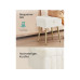 Songmics Dressing Table Chair Stool with Storage Weiss