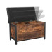 VASAGLE Truhe Industrial 80 x 50 cm, Braun VASAGLE Truhe Industrial 80 x 50 cm, Braun