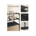 Songmics Schuhgestell mit 3 Ablagen 62.3 x 53.5 cm, Schwarz