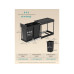 Songmics Mülltrennsystem 30 l, Schwarz