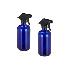 relaxdays Sprühflaschen 500 ml, Blau, 2 Stück relaxdays Sprühflaschen 500 ml, Blau, 2 Stück
