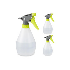 relaxdays Pflanzensprühflaschen, Weiss / Grün, 500 ml, 3 Stück relaxdays Pflanzensprühflaschen, Weiss / Grün, 500 ml, 3 Stück