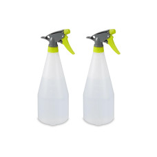relaxdays Sprühflaschen 1 l, Kunststoff, Weiss, 2 Stück relaxdays Sprühflaschen 1 l, Kunststoff, Weiss, 2 Stück