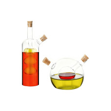 relaxdays Öl & Essig Spender Transparent, 2-teilig relaxdays Öl & Essig Spender Transparent, 2-teilig