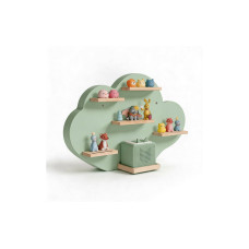 relaxdays Toniebox-Regal Wolke, MDF / Holz, Grün / Hellbraun relaxdays Toniebox-Regal Wolke, MDF / Holz, Grün / Hellbraun