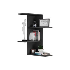 VCM Wandregal Balos 77 x 45 cm, Schwarz VCM Wandregal Balos 77 x 45 cm, Schwarz
