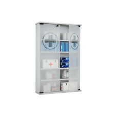 VCM Erste Hilfe Schrank Honula 91 x 60 x 17 cm, Weiss