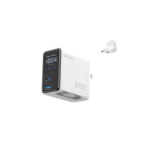 4smarts GaN Flex Screen AI 100W 2 USB-C+1 USB-A Weiss 4smarts GaN Flex Screen AI 100W 2 USB-C+1 USB-A Weiss