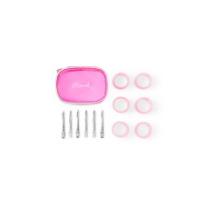 Mermade Klettwickler-Set Rosa 6 Stück mit Clips und Tasche Mermade Klettwickler-Set Rosa 6 Stück mit Clips und Tasche