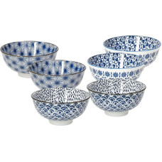 Berndorf Schale Sakura 6 Stück, Blau/Weiss Berndorf Schale Sakura 6 Stück, Blau/Weiss
