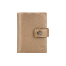 Valenta Card Wallet Leather MagSafe Luxe Metallic Sand Valenta Card Wallet Leather MagSafe Luxe Metallic Sand