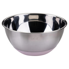 Fackelmann Edelstahlschüssel 2.3 l, Silber / Pastellrosa Fackelmann Edelstahlschüssel 2.3 l, Silber / Pastellrosa