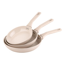 Fackelmann Pfannen-Set 20 / 24 / 28 cm, Beige Fackelmann Pfannen-Set 20 / 24 / 28 cm, Beige