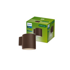 Philips Wandleuchte Outdoor Fylx GU10, max. 5W, IP44, Braun