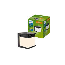 Philips Wandleuchte Diara, 3.8W, 2700 K, 400 lm, Schwarz