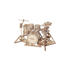Rolife Bausatz Drum kit Schlagzeug 3D-Holzpuzzle 246 Teile Rolife Bausatz Drum kit Schlagzeug 3D-Holzpuzzle 246 Teile