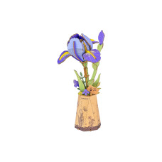 Rolife Bausatz Purple Iris 3D-Holzpuzzle lila Schwertlilie Rolife Bausatz Purple Iris 3D-Holzpuzzle lila Schwertlilie