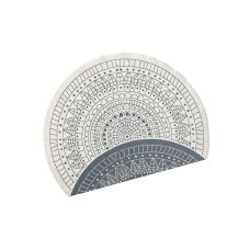 Hanse Home Teppich Porto Ø 140 cm, Grau/Crème Hanse Home Teppich Porto Ø 140 cm, Grau/Crème