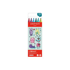 Caran d'Ache Filzstift Set Kawaii Fibralo Monsters mit 6 Farben