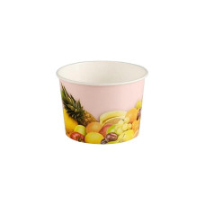 Papstar Eisbecher TO GO FRÜCHTE 200 Stück, Rosa Papstar Eisbecher TO GO FRÜCHTE 200 Stück, Rosa