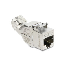 Delock Keystone-Modul RJ45 Buchse zu LSA Cat.6A 45° Delock Keystone-Modul RJ45 Buchse zu LSA Cat.6A 45°